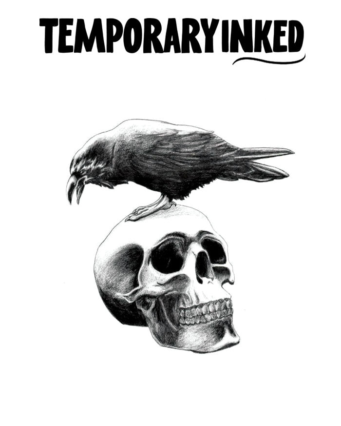 Crow & Skull Tattoo