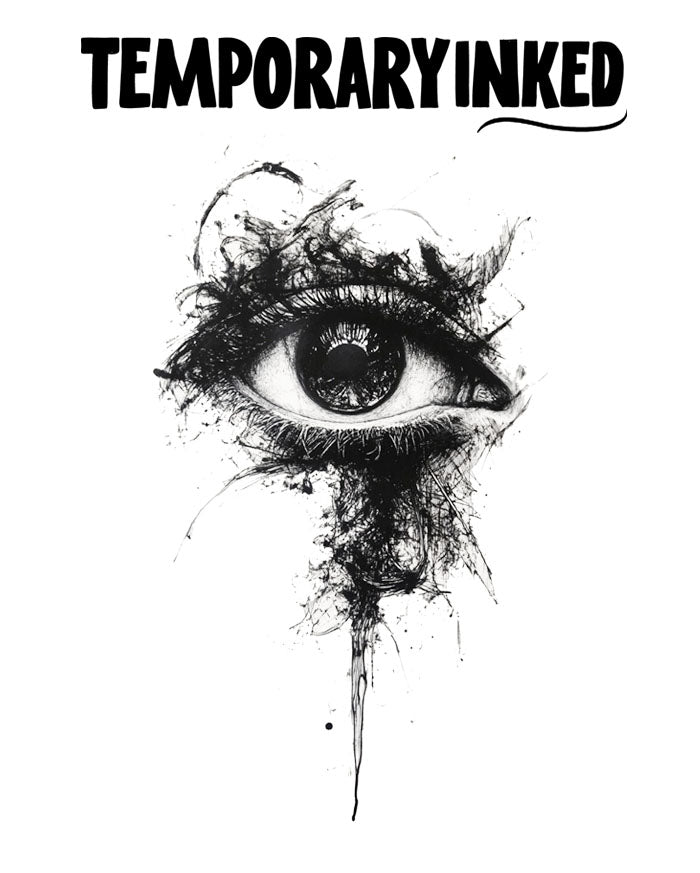 Dark Teardrops Tattoo