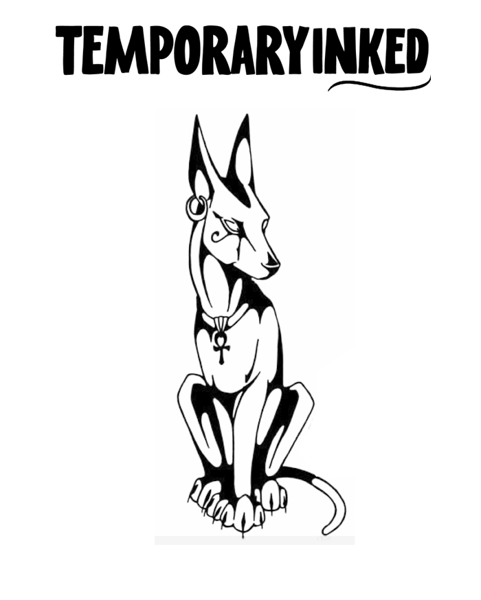Egyptian Cat Tattoo