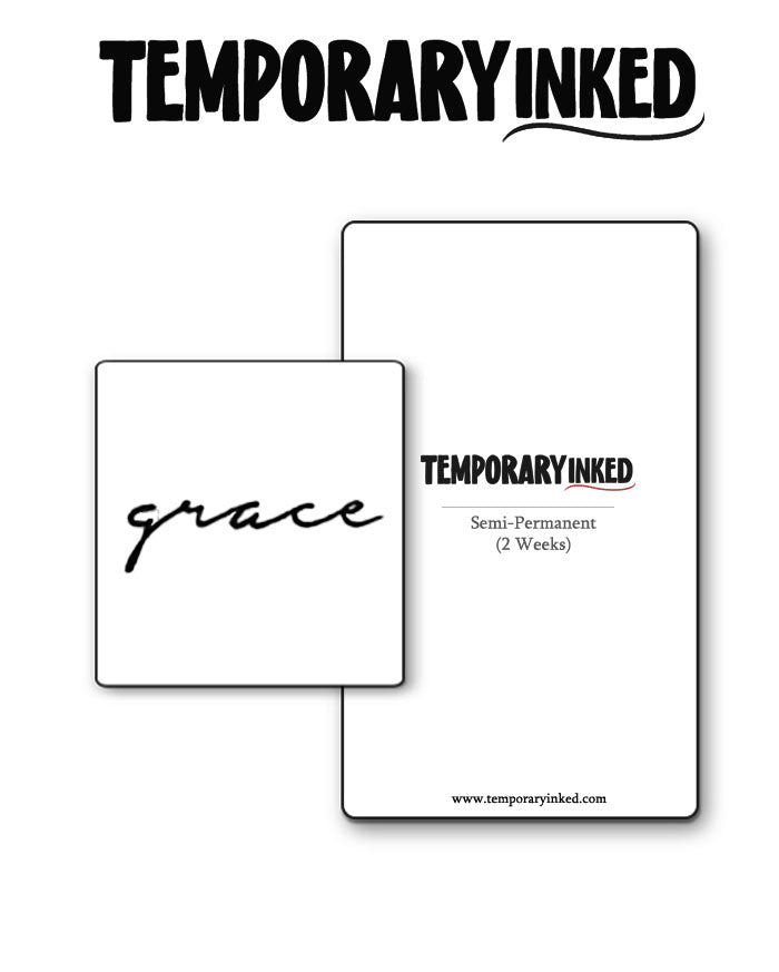 Grace Quote Tattoo