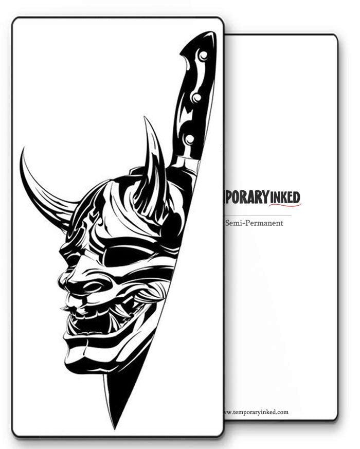 Japanese Oni's Blade Tattoo