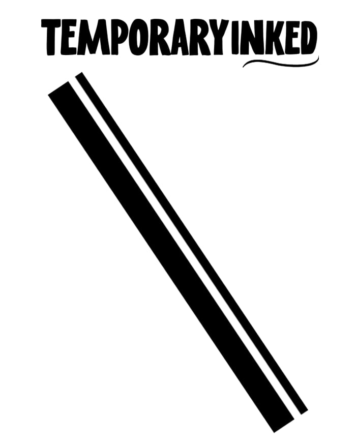 Line Forearm Armband Tattoo