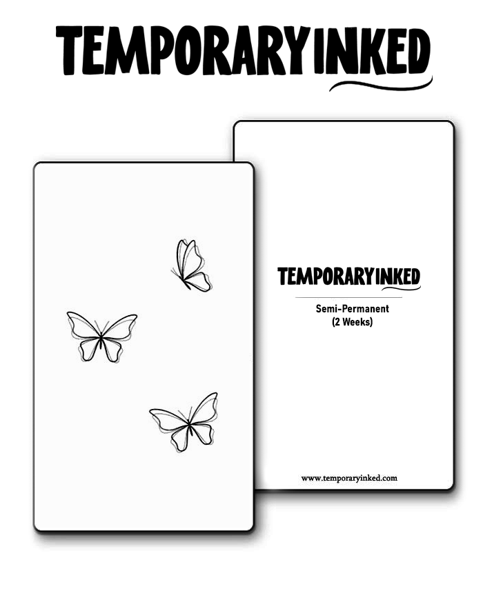 Minimal Wings Tattoo