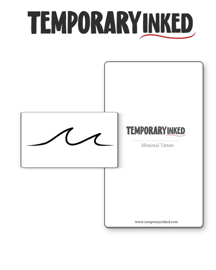 Minimal Waves Tattoo