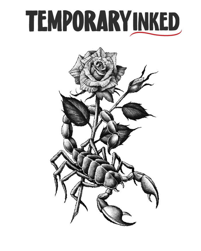 Petals and Poison Tattoo by TemporaryInked.com