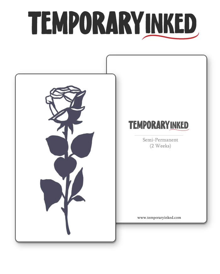 Shadow Roses (Large) Tattoo