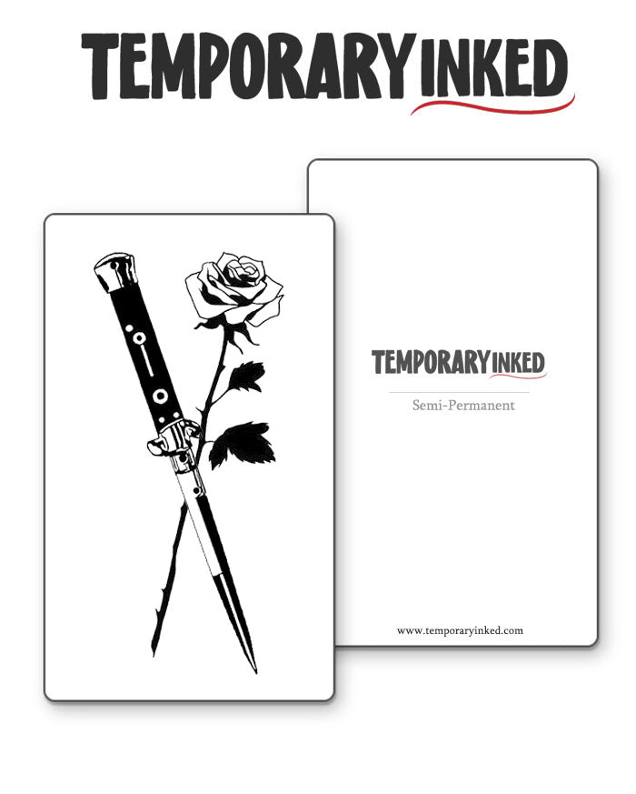 Sharp Roses Tattoo