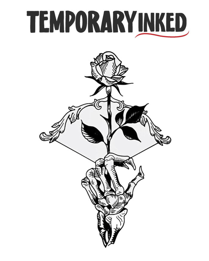 Skulls Archer Tattoo | Temporary Tattoo By TemporaryInked.com