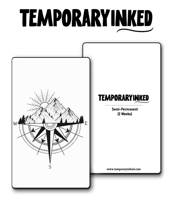 Summit Compass Tattoo