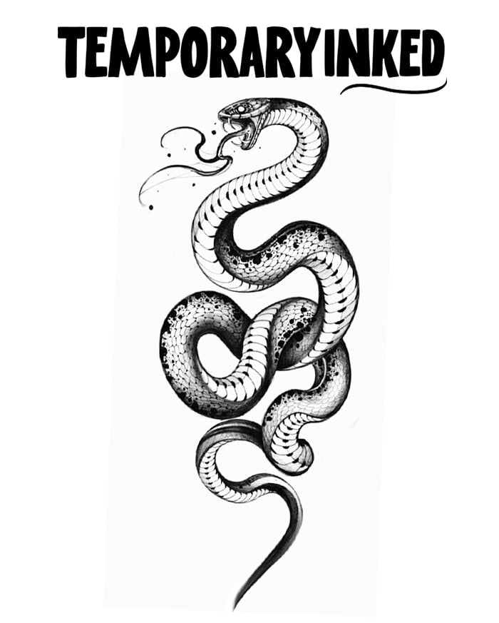 Viper Coil Tattoo
