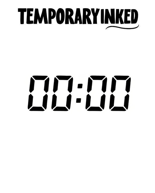 00:00 Number Tattoo