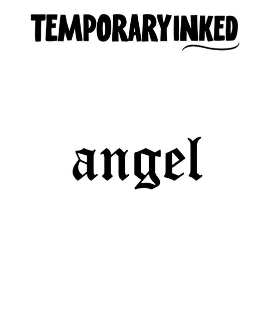 Angel Script Tattoo