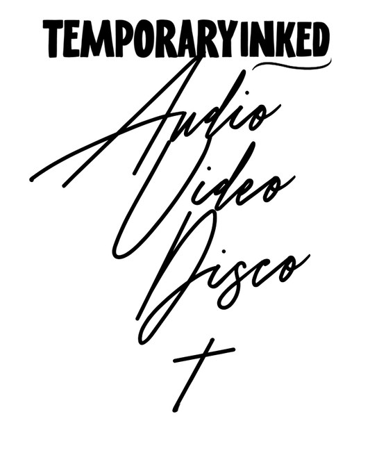 Audio Video Disco Tattoo