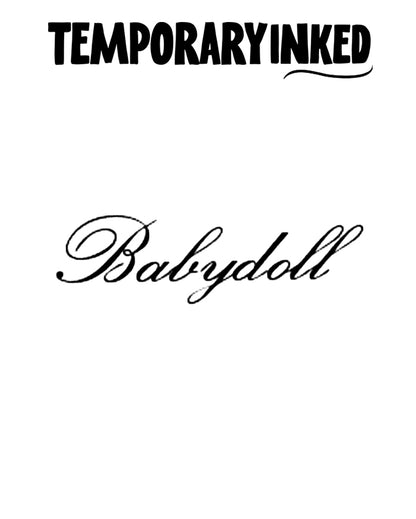 Babydoll Tattoo