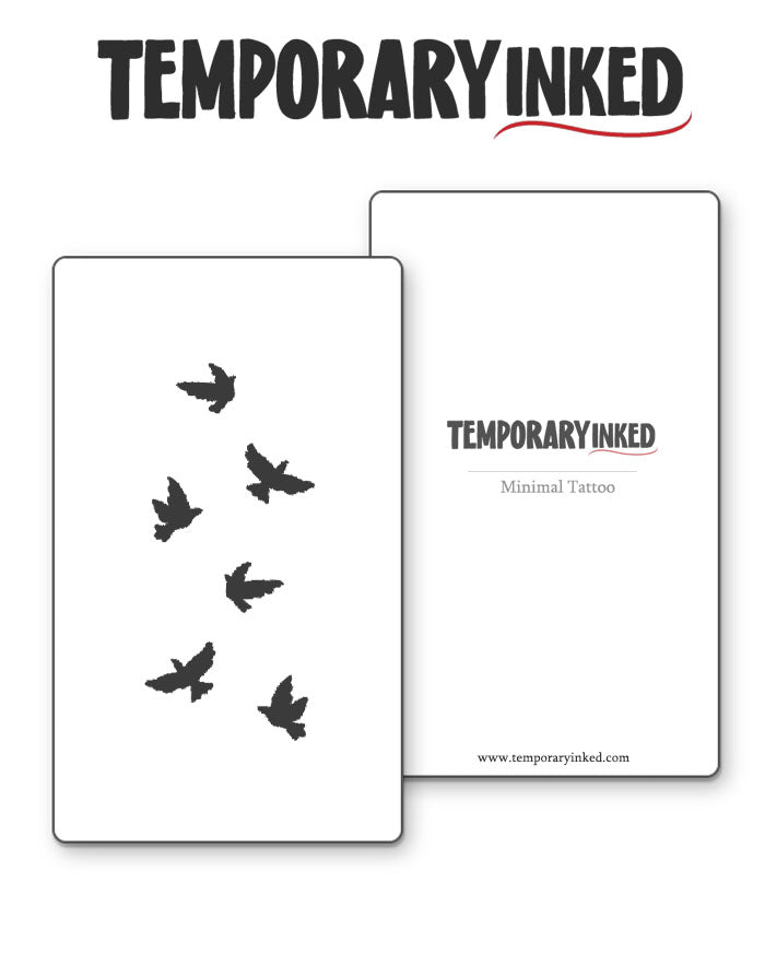 Minimal Birds Tattoo