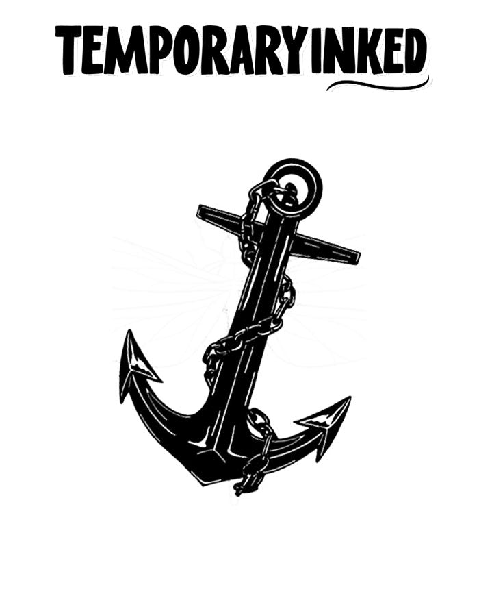 Black Anchor Tattoo