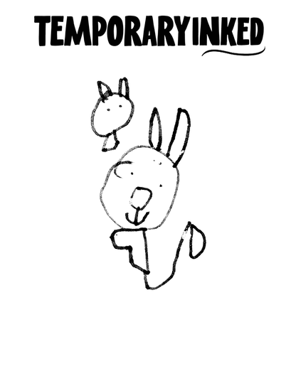 Bunny Head Tattoo
