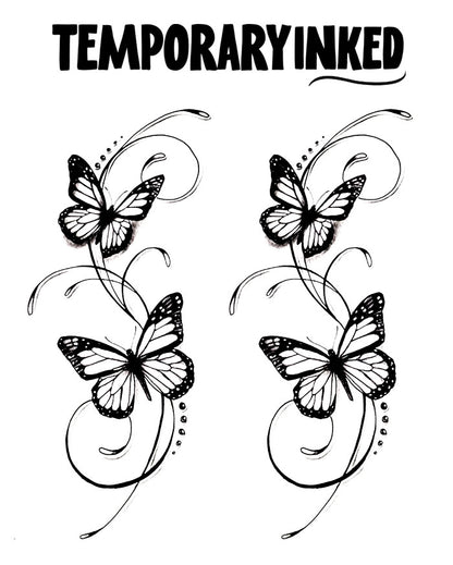 Celestial Butterflies Tattoo