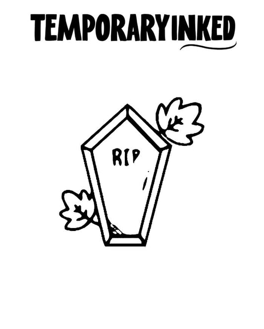 Coffin Stone Tattoo