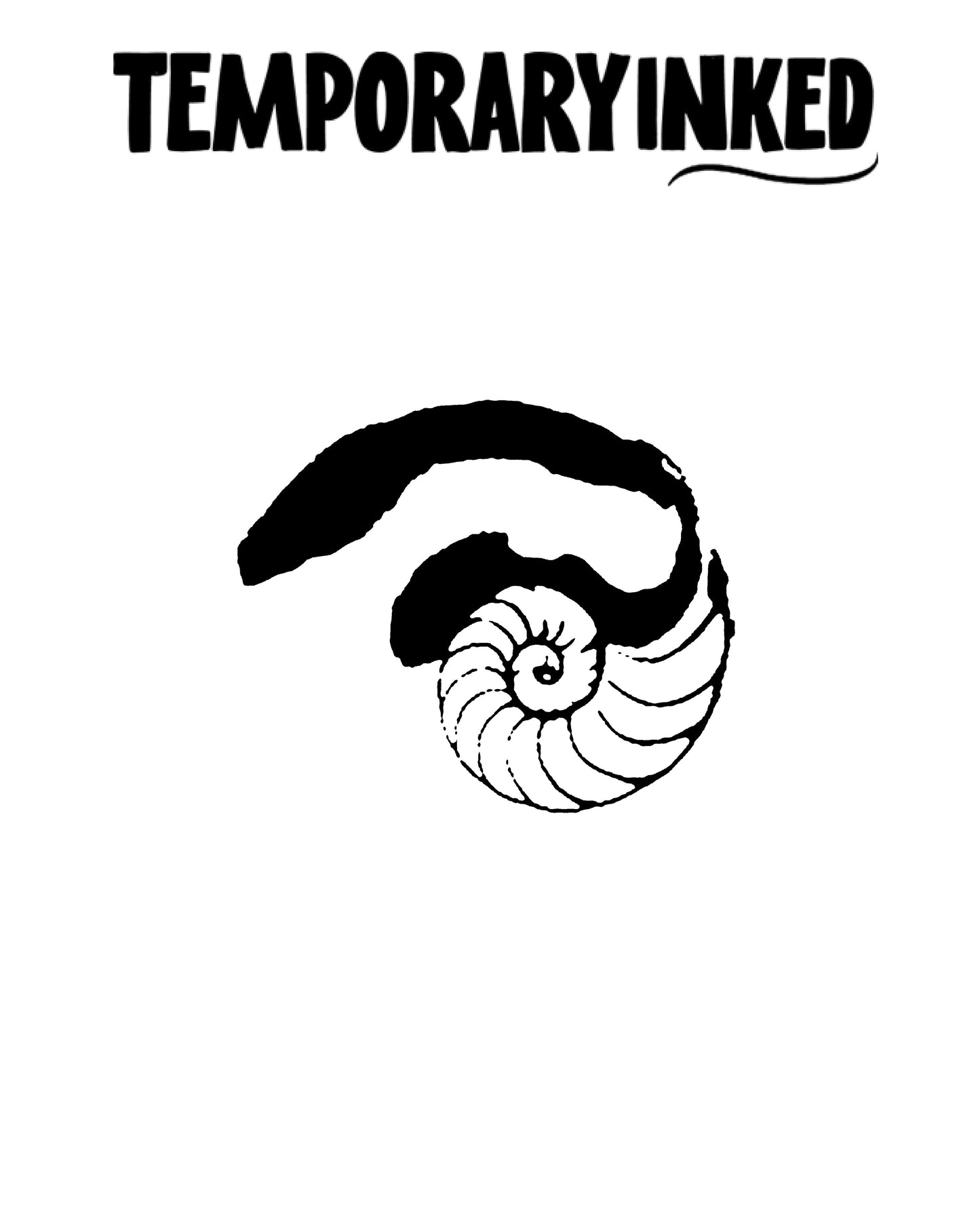 Coiled Shell Tattoo