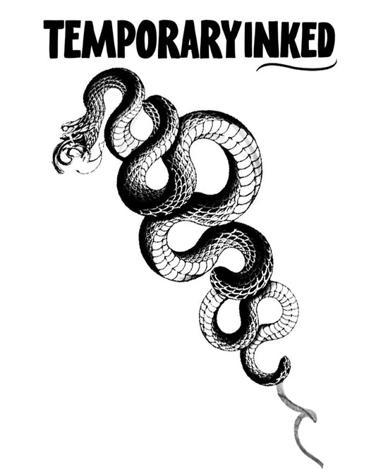 Coiled Snake XL Tattoo