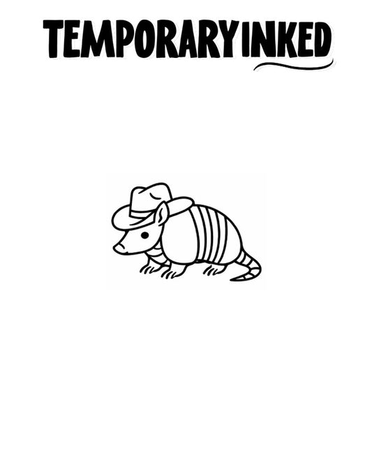Cowboy Armadillo Tattoo