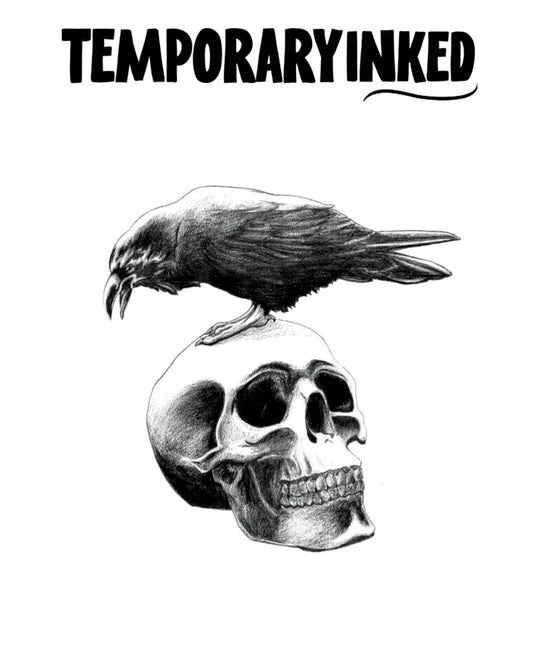 Crow & Skull Tattoo