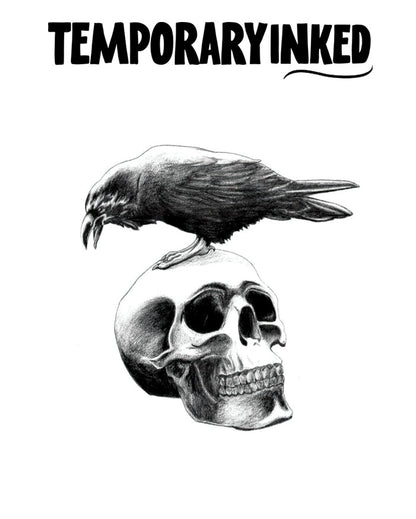 Crow & Skull Tattoo