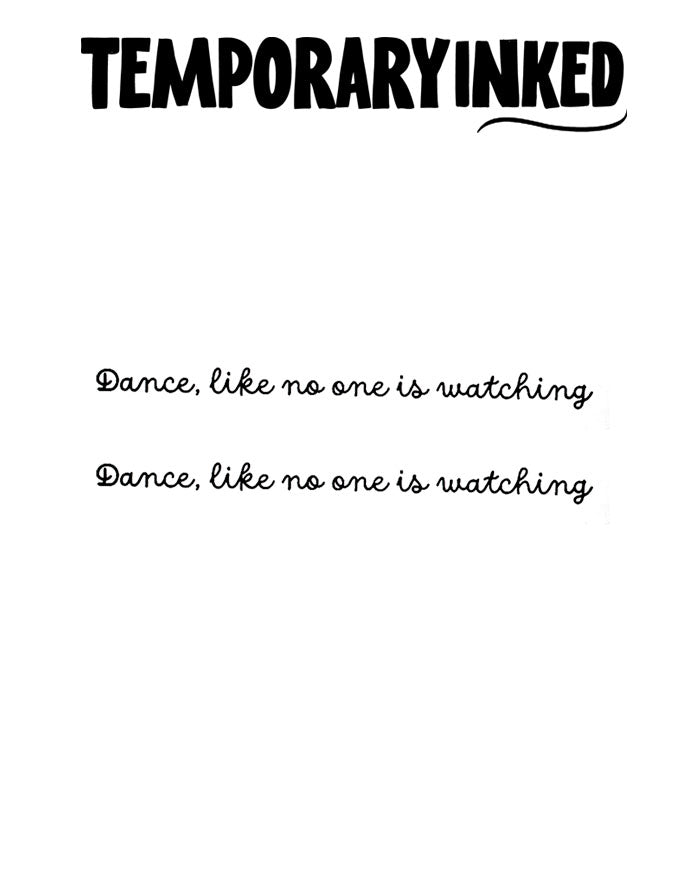 Dance Like No One Watching Small