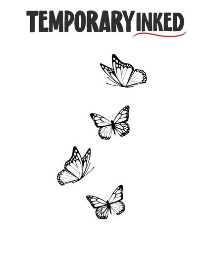Dancing Butterflies Tattoo