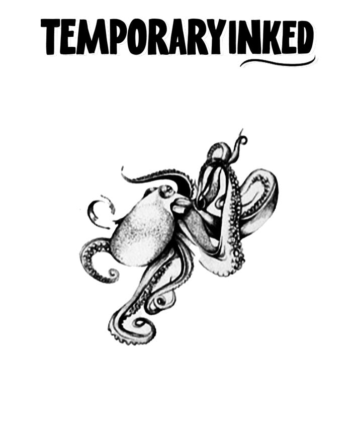Deep Sea Octopus Small Tattoo