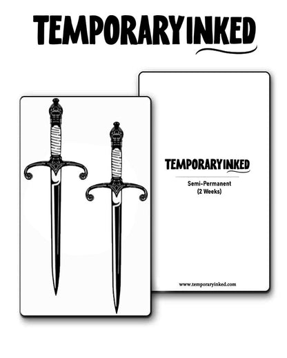 Double Blades Tattoo