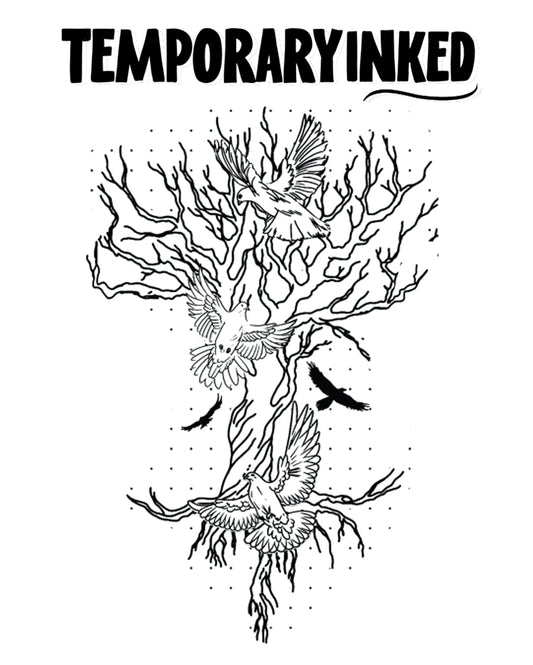 Doves Across Branches