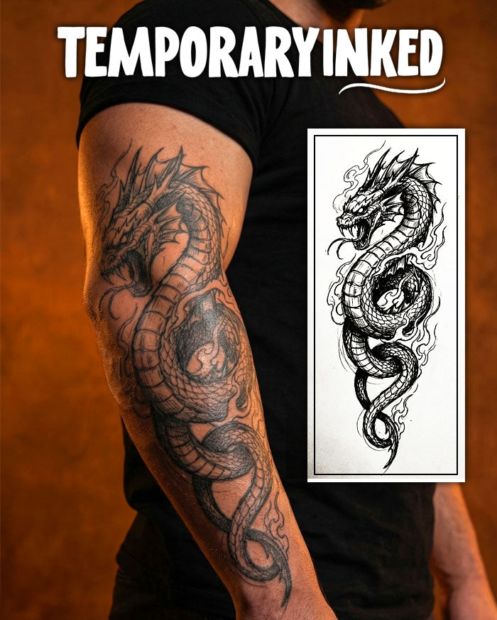 Half Sleeve Tattoos | TemporaryInked.com – Temporary Inked