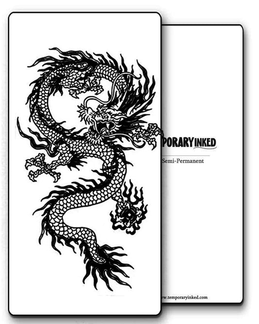 Dragon's Dance Medium Tattoo