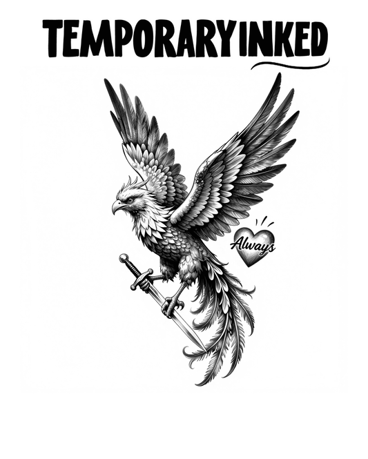 Eagle and Sword Tattoo