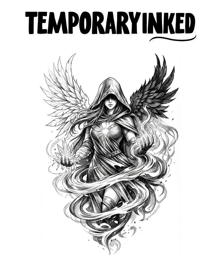 Elemental Angel Tattoo