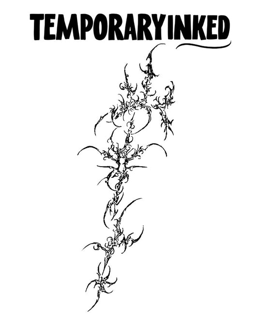 Ethereal Spine Tattoo