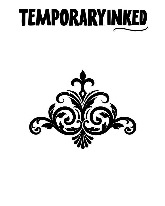 Fleur De Lis Crest Tattoo