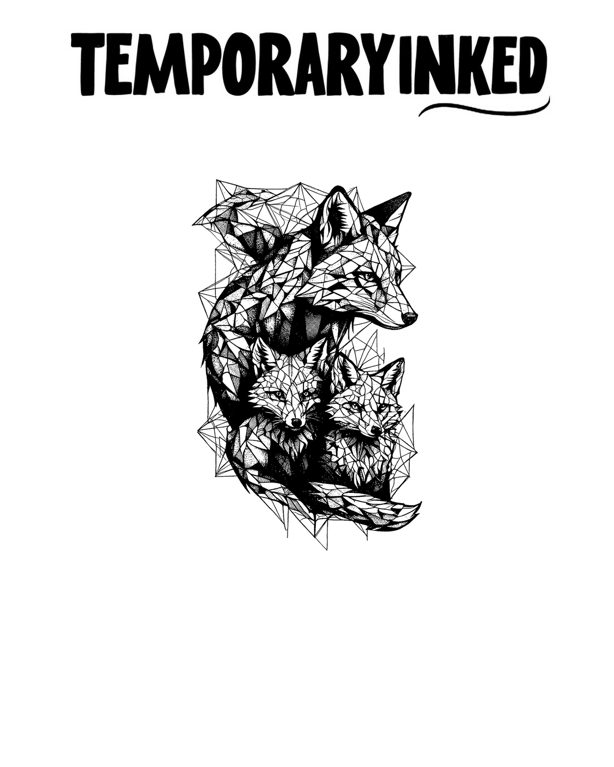 Fox and Cubs Tattoo