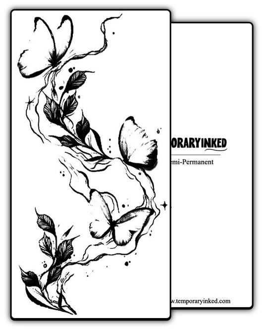 Ghostly Wings Tattoo