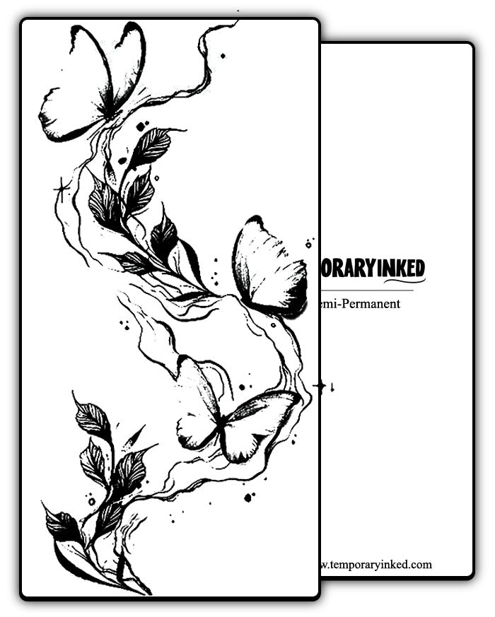 Ghostly Wings Tattoo