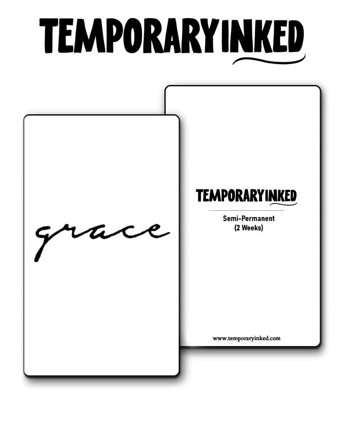 Grace Quote Tattoo