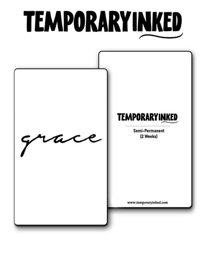 Grace Quote Tattoo
