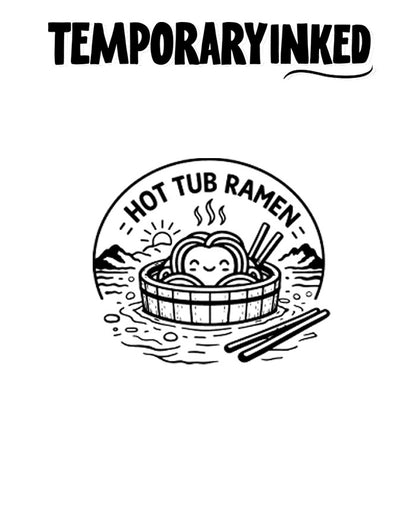 Hot Tub Ramen Tattoo