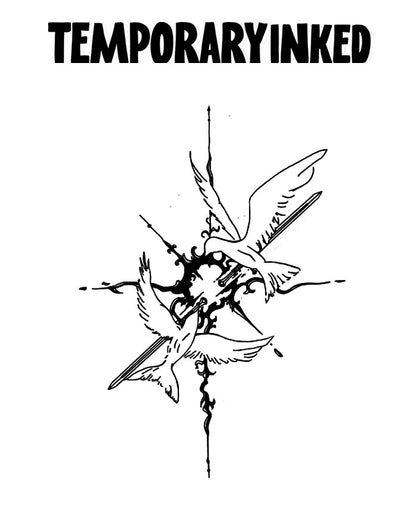 Hummingbird Blades Tattoo