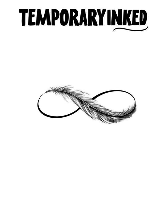 Infinity Feathers Tattoo Tattoo