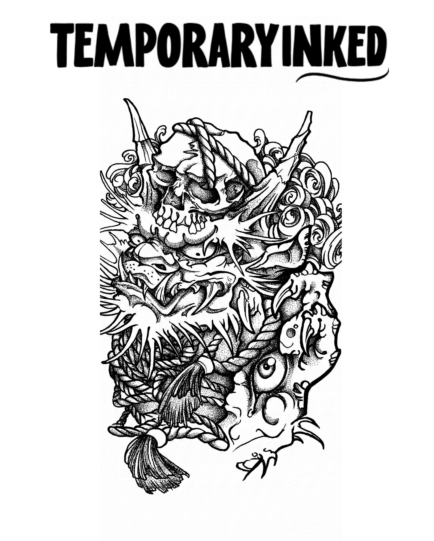 Irezumi Demon Tattoo