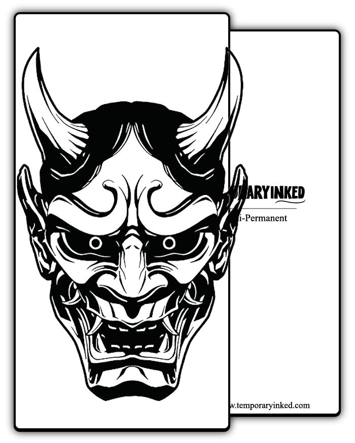 Japanese Oni Mask Tattoo
