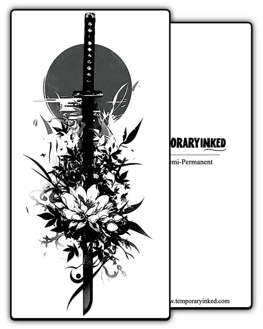 Japanese Rising Blade Tattoo